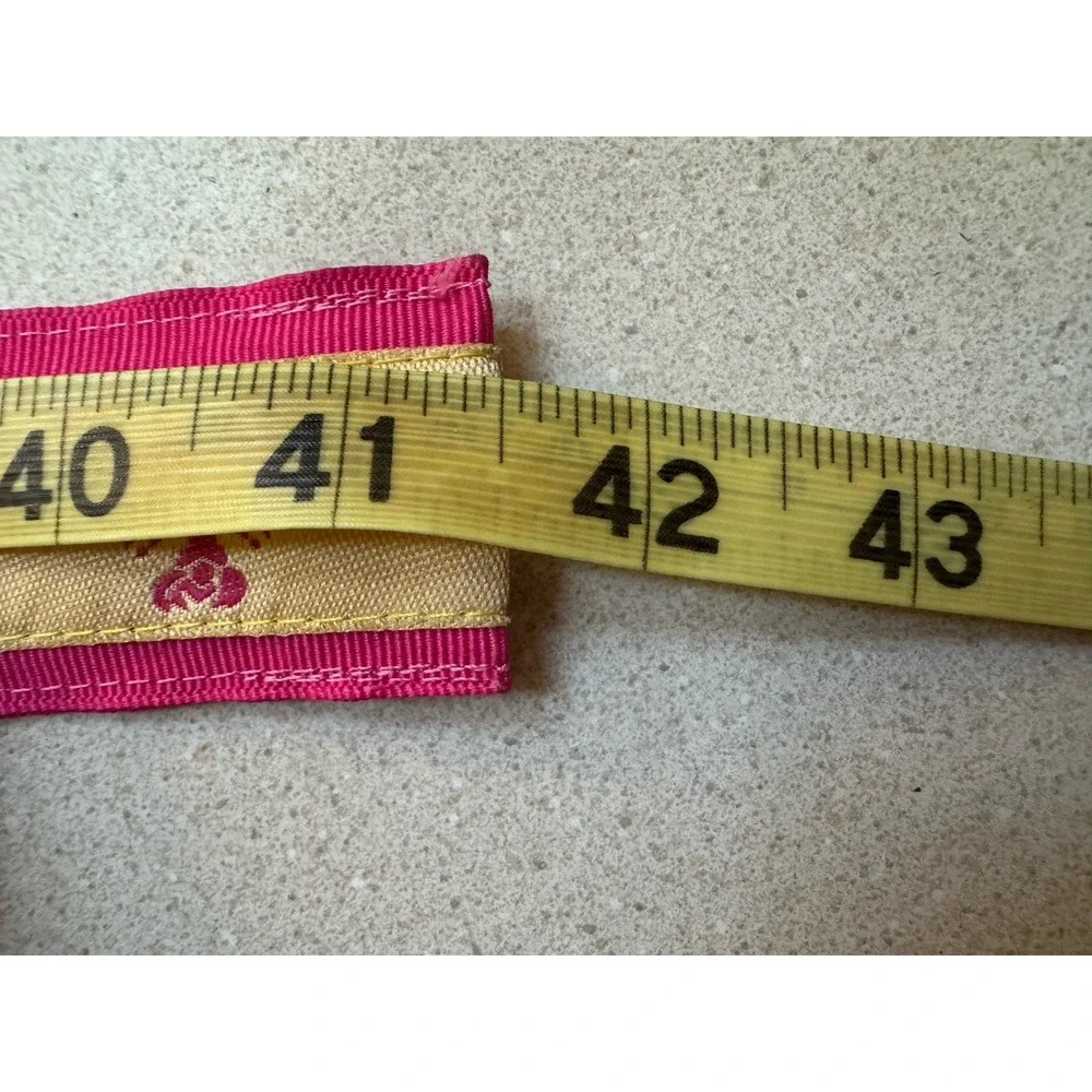 Eliza B Pink And Yellow Lobster Belt,  Size M Pre Owned adjustable
